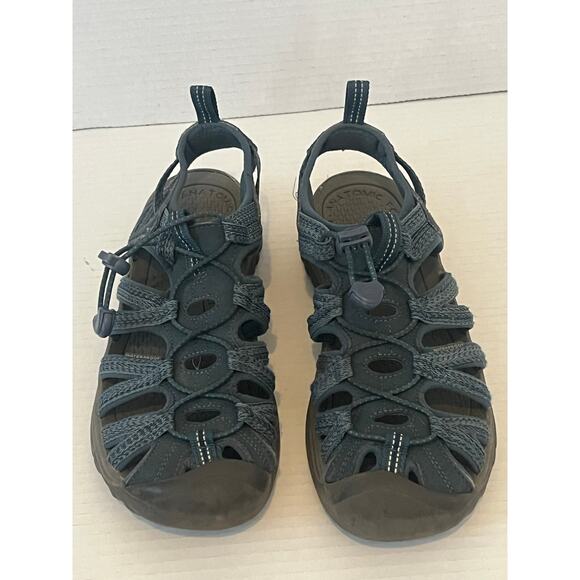 Keen Women's Drawstring Waterproof Outdoor Hiking Sandals Blue Gray Sz 8.5 - Picture 1 of 7
